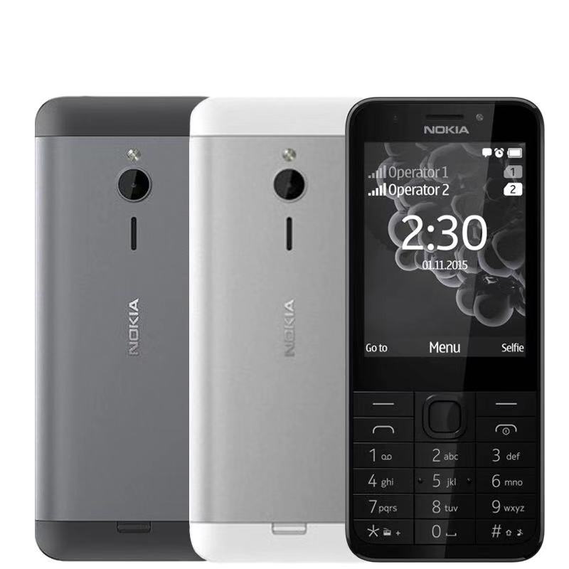 (BLACK)Nokia 230 IMPORT REFURBISHED (Ready Stock)